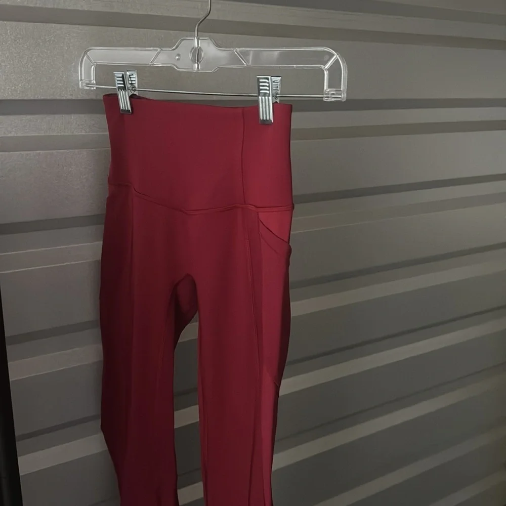Lululemon Maroon Leggings, Size 2